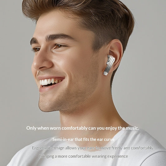 Long-wear Pain-free Noise-canceling Wireless Bluetooth Earbuds