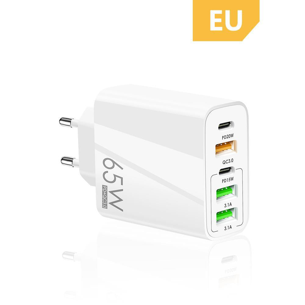 5V3.1A British standard PD+3USB multi-port adapter