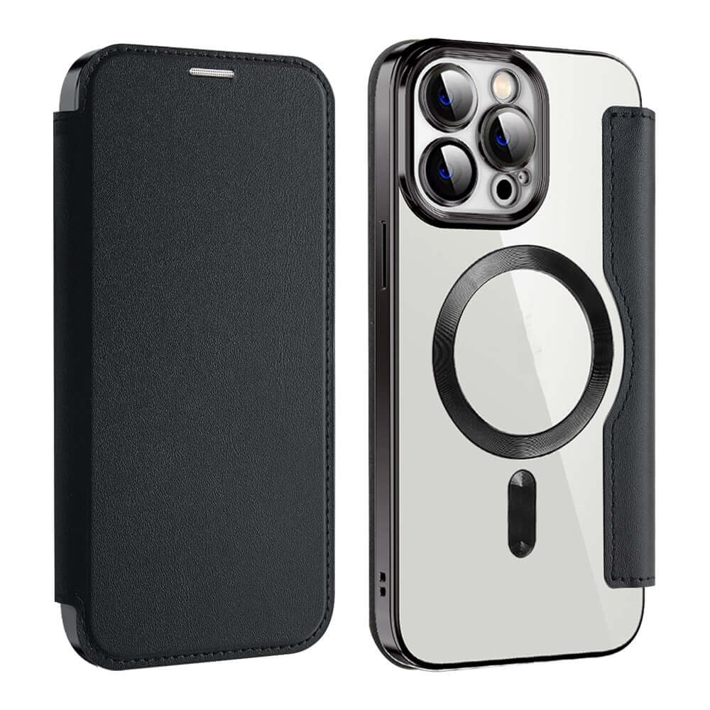 Magnetic Card Wireless Charger Wallet Phone Case