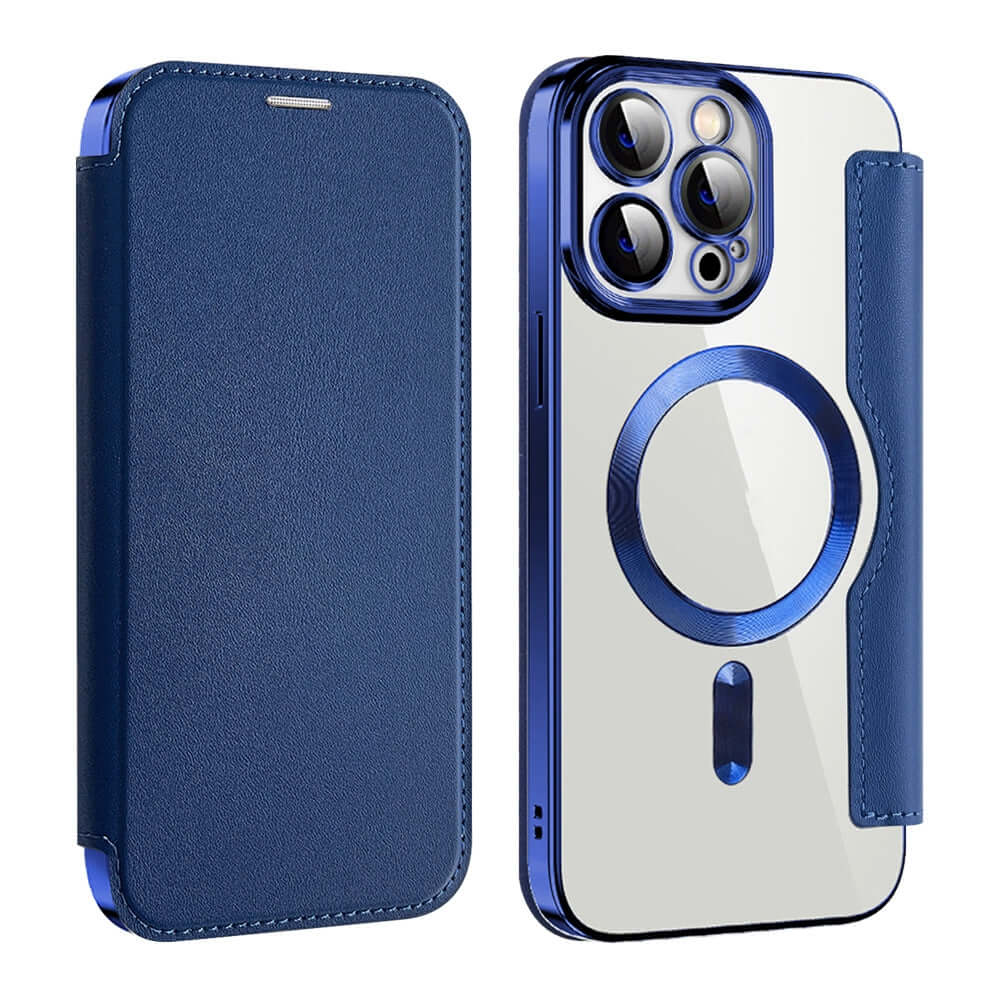 Magnetic Card Wireless Charger Wallet Phone Case