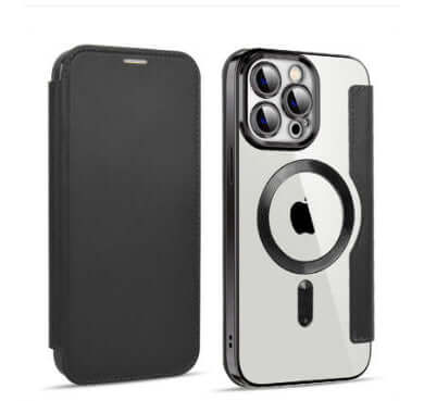 Magnetic Card Wireless Charger Wallet Phone Case